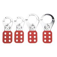 Lockout Tagout Hasp, Steel Lockout Hasp with Nylon Handle, Strength Lockhead Tagout Hasp for Industrial, Electric Power