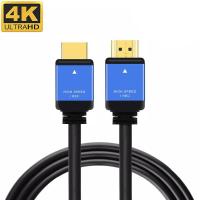 【support-Cod】 Shajalal Trading Cwxuan ตัวผู้เป็น HDMI ตัวผู้2.0 4K สาย3D สำหรับคอมพิวเตอร์โปรเจคเตอร์ PS3จอทีวีแอลซีดี HD-สีดำ (5ม.)