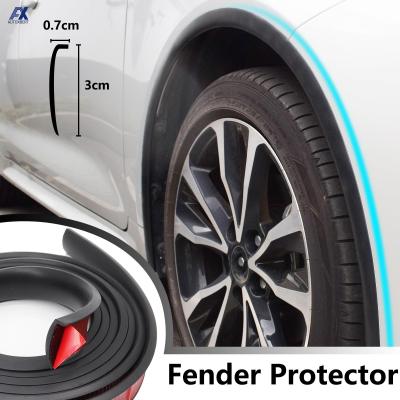 Universal Fender Flare รถล้อ Eyebrow Protector ล้อ-Arch Trim Arch Extenders ตกแต่ง Scratch Proof Ruer Seal Strip