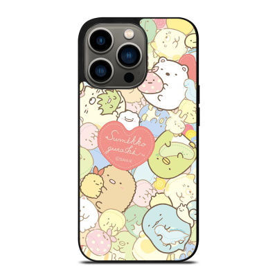 Sumikko Gurashi Cute Phone Case for iPhone 14 Pro Max / iPhone 13 Pro Max / iPhone 12 Pro Max / XS Max / Samsung Galaxy Note 10 Plus / S22 Ultra / S21 Plus Anti-fall Protective Case Cover 255