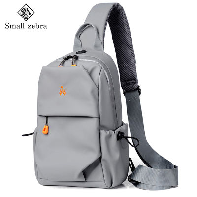 Mens Waterproof USB Oxford Crossbody Bag Anti-theft Shoulder Sling Bag Multifunction Travel Messenger Chest Pack For Male