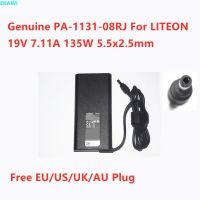 (ใหม่-ต้นฉบับ)☾PA-1131-08RJ LITEON ของแท้อะแดปเตอร์ AC 19V 7.11A 135W สำหรับที่ชาร์จแหล่งจ่ายไฟแล็ปท็อป