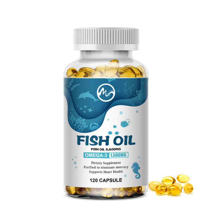 Minch Fish Oil Omega3 Triple Strength 3600mg Heart & Blood Pressure