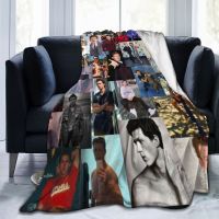 Collage Photo Handsome Tom Holland Throw Blanket For Home Decor Soft Flannel Blankets Gifts For Christmas