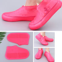 1Pair Silicone Material Boots Waterproof Shoe Cover Unisex Shoes Protectors Rain Boots for Indoor Outdoor Rainy Days Reusable