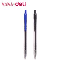 NANA ปากกาลูกลื่น ปากกาหมึกน้ำมัน เซตปากกา ปากกาดำ น้ำเงิน Ballpoint Pen แพ็ค50ด้าม ยกโหล 2สี ดำ น้ำเงิน หัวปากกา 0.7มม. แบบกด ใช้ง่าย