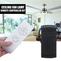 1Set Universal 220-240V Ceiling Fan Light Lamp Remote Controller Kit Wireless Control Receiver + RF Timing Remote Controls