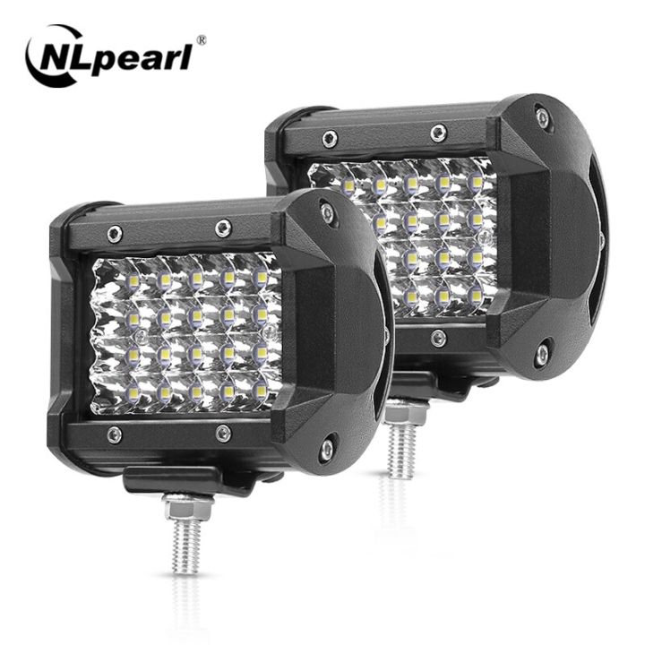 2x4-nlpearl-led-ออฟโรดบาร์ขนาด7นิ้ว12v-24v-ไฟแอลอีดีพื้นสปอตไลท์สำหรับรถ4x4รถกะบะเอทีวีรถแทรคเตอร์ไฟ-led-verllllllllpearl-ใช้จับสัญญาณอัตโนมัติ