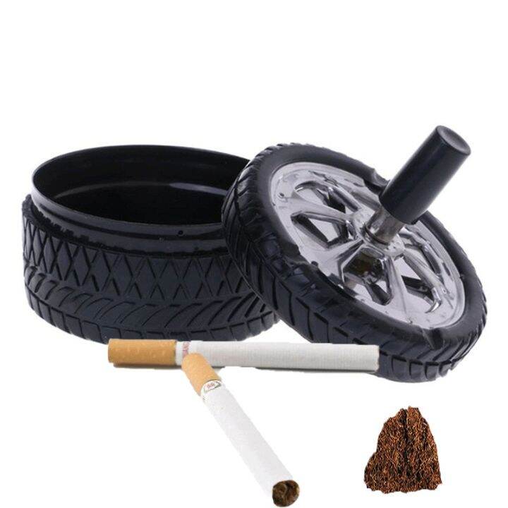 press-tire-shape-car-ashtray-with-lid-windproof-rotation-flame-retardant-ash-tray-for-accessories-cigarette-cylinder-holder