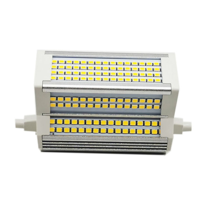dimmer-50w-r7s-118mm-led-corn-lamp-replace-500w-sun-tube-ac110-130v-ac200-240v-for-shopping-malls-courtyards-free-shipping