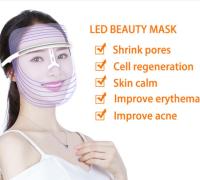 FOREVER BEAUTY Wireless Rechargeable 3 Colors LED Light Led Facial Beauty Tpy Face Anti-aging Anti Wrinkle Beatuy Tools Facial SPA Instrument Beauty Device Skin Tighten