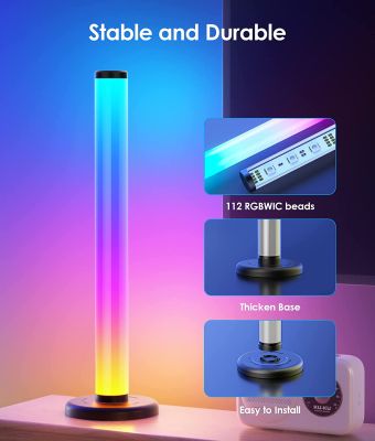 สมาร์ท360องศานำแถบแสงที่มีบลูทูธ APP ควบคุมเพลงซิงค์ RGB ไฟในคืนสำหรับทีวี Backlights เล่นเกมตกแต่งห้อง