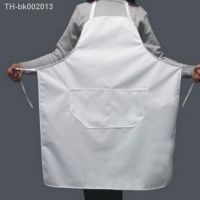 ✎◙♗ New Lady Women White Manufacturer Cleanroom Chef Pattern Cotton Kitchen Apron Custom Pinafore