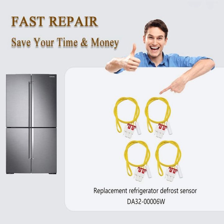4pcs-da32-00006w-refrigerator-defrost-temperature-sensor-replacement-thermostat-for-samsung-ap41336842-da32-10105r