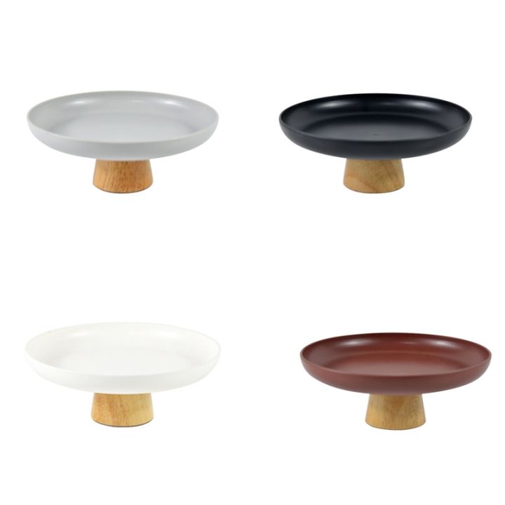 nordic-round-solid-wood-base-tray-snack-tray-fruit-food-tray-candy-tray-household-storage-tray-storage-tray