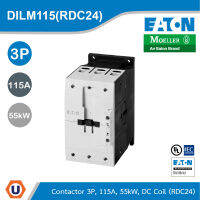 Eaton DILM115(RDC24) แมกเนติก Contactor, 3P, 380 V 400 V 55 kW, RDC 24: 24 - 27 V DC, DC Operation, Screw Terminals สั่งซื้อที่ร้าน Ucanbuys