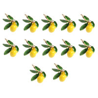 12Pcs Hotel Table Decoration Lemon Napkin Buckle Fruit Napkin Ring Paper Towel Ring