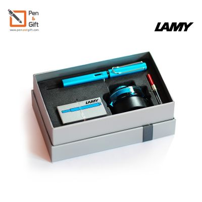 LAMY AL-star Pacific Blue Special Edition Fountain Pen Gift Set ชุดกิ๊ฟเซ็ต ปากกาหมึกซึม ลามี่ ออลสตาร์ แปซิฟิกบลู สีฟ้าแปซิฟิก สเปเชียล อิดิชั่น ของแท้100% (พร้อมกล่องและใบรับประกัน) [Penandgift]