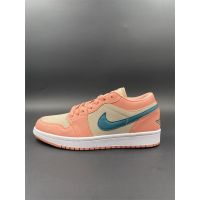 2023 Original J 1 A J 1 low "light madder root" pink blue DC0774-800 men and women sports shoes