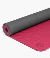 Manduka เสื่อโยคะ manduka รุ่น begin yoga mat 5mm - Magenta Thunder (68")