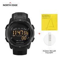 【CW】 NORTH EDGE นาฬิกาดิจิทัลผู้ชายนาฬิกาผู้ชายกีฬานาฬิกาข้อมือเวลาสองแบบ Pedometer นาฬิกาปลุก50M กันน้ำนาฬิกาทหารนาฬิกา สินค้าสปอต สินค้าสปอต A วันวาเลนไทน์ Christmas Gift