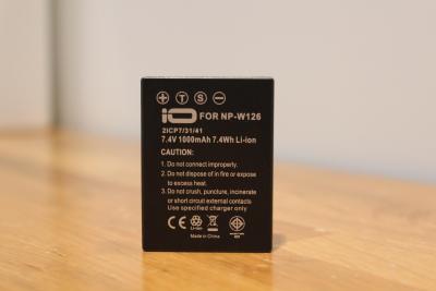 IO Battery สำหรับกล้อง Fuji รุ่น NP-W126 for Fuji X-A1,X-A2,X-E1,X-E2,X-M1,X-T1,X-T2,X-T10,X-Pro1,X-Pro2  (มี มอก.รับรอง รับประกัน 1 ปี)