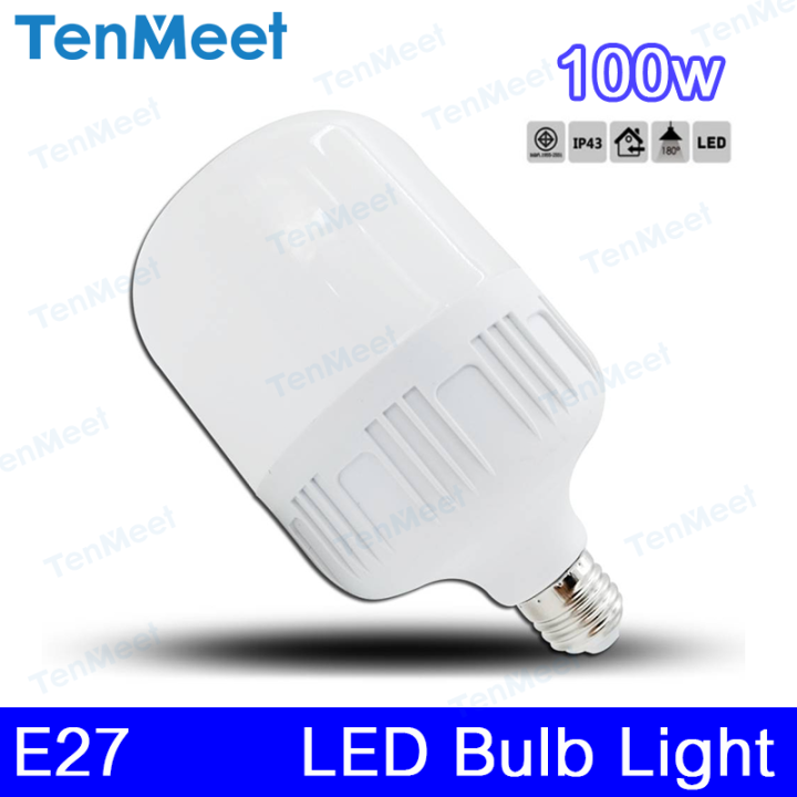 ร้าน-toto-net-หลอดไฟ-led-100w-แสงขาว-ขั้วเกลียวe27-ไฟบ้าน-220v-หลอดบับราคาถูก-led-highbulb-light-หลอดไฟ-led-ขั้ว-e27