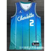 Ready Stock Qpob Hot Pressed Season 2022 NBA Jersey Charlotte Hornets 2 # BALL 7Th City Edition Basketball 0C7p