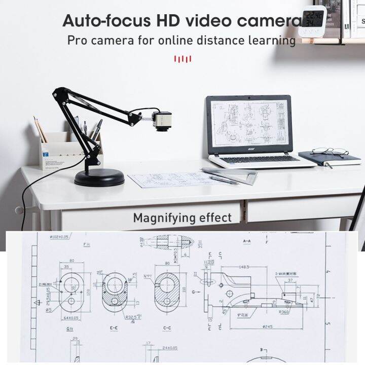 iOCHOW 8MP Document Camera Z2 Visual Presenter Portable Visualizer with