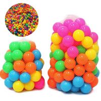 【CW】 100Pcs Colorful Soft Pool Outdoor Fun Baby Thickened Plastic for Dry