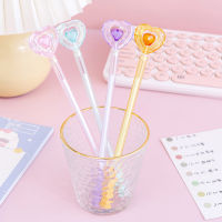 24Pcs Novelty Crystal Pens Cute Love Heart Kawaii Fun Girl Stationery Pen Funny Back to School Valentine Wedding Women Gift 2022