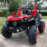 About u รถแบตเตอรี่เด็กนั่ง​ ขับ4 four wheel รับน้ำหนักได้ 60 กก. รถแบตคันใหญ่