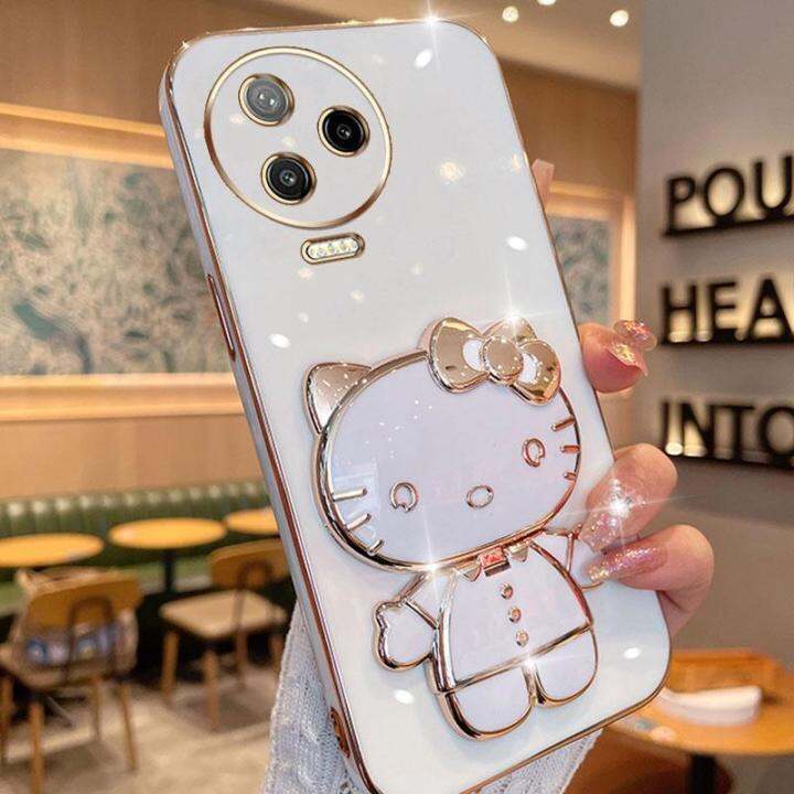 folding-makeup-mirror-phone-case-for-infinix-note-12-pro-4g-5g-x676b-x671b-infinix-note-12-2023-case-fashion-cartoon-cute-cat-multifunctional-bracket-plating-tpu-soft-cover-casing