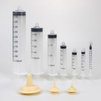 ◑❃ 1/3/5/10/30/50/100ml Nutrient Sterile Syringe Measuring Tools Cat Dog Feeding Plastic Reusable Nutrient Syringe Lip Gloss Fillin