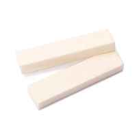 ；。‘【 2PCS Bone Nut Blanks For Cigar Box Guitar, Ukulele &amp; More