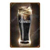 Guinness โปสเตอร์สัญลักษณ์กระป๋องเบียร์โลหะให้คุณความแรงของอุปกรณ์ตกแต่งผนังสไตล์ย้อนยุคจานตกแต่งสำหรับคลับผับเป็นสิ่งที่ดีสำหรับคุณ