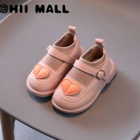 HII MALL ฤดูใบไม้ผลิและฤดูใบไม้ร่วงกันน้ำลื่นเจ้าหญิงลมหญิงเด็ก soft-soled รองเท้าเด็กวัยหัดเดินรองเท้าเด็กรองเท้า 0-3 ปีรองเท้าผู้หญิง