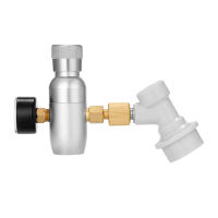 Homebrew Kegging Pressure Reducing Valve Ball Lock Mini Regulated CO2 Charger Home Brewing Beer Drink Tool Accessories 60 PSI