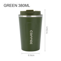 Stainless Steel Coffee Thermos Mug 380510ml Multipurpose Portable Car Vacuum Flasks Cup Fitness Running Gym Sport Water Bottler