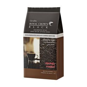 รอยัล-คราวน์-แบลค-กาแฟสำเร็จรูปผสม-ชนิดเกล็ด-royal-crown-black-instant-coffee-mixed-flakes