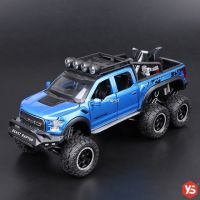 โมเดลรถ Ford Beast Raptor 6x 6 Monster Truck M Off Road Pickup jip 1:24