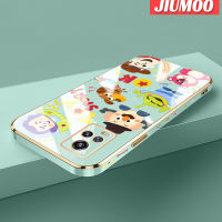 เคส JIUMOO สำหรับ Vivo V20รูปแบบการ์ตูนทอยสตอรี่ใหม่พื้นผิวขอบสี่เหลี่ยมชุบเคสซิลิกาเจลแบบนิ่มกันกระแทกเคสมือถือรวมทุกเลนส์กล้องถ่ายรูปฝาครอบป้องกัน