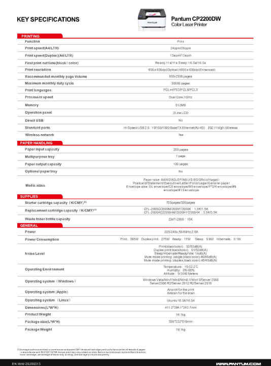 เครื่องพิมพ์เลเซอร์-pantum-cp2200dw-laser-printer-print-only-wifi-ict