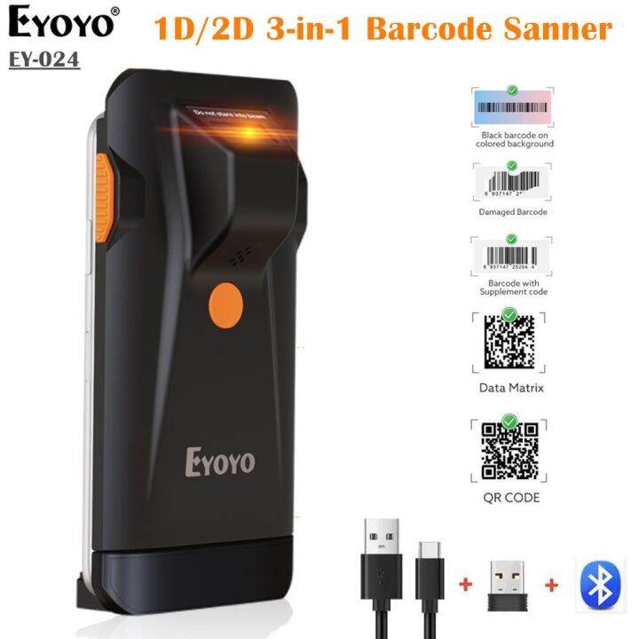 Eyoyo Ey Phone Back Clip Bluetooth Scanner Portable Barcode Reader Data Matrix Code D D