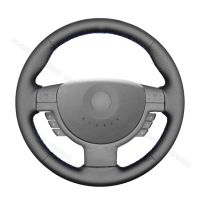 Hand-stitched Black PU Faux Leather Car Steering Wheel Cover for Opel Corsa C Combo C Vauxhall Tigra 2000-2006 Holden Barina Steering Wheels Accessori