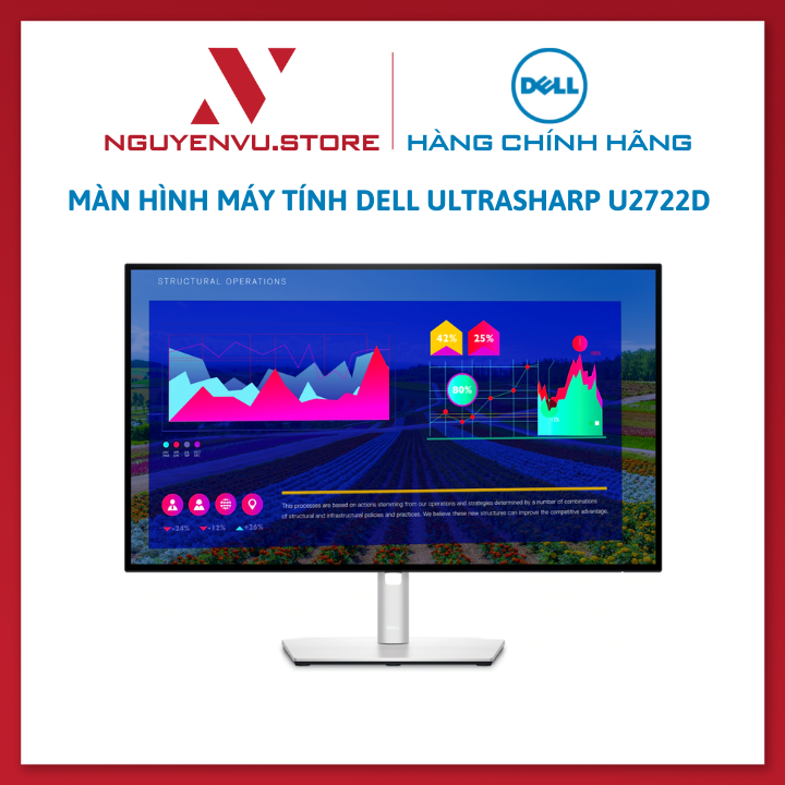 Màn hình máy tính Dell UltraSharp U2722D (27 Màn hình máy tính Dell UltraSharp U2722D (27