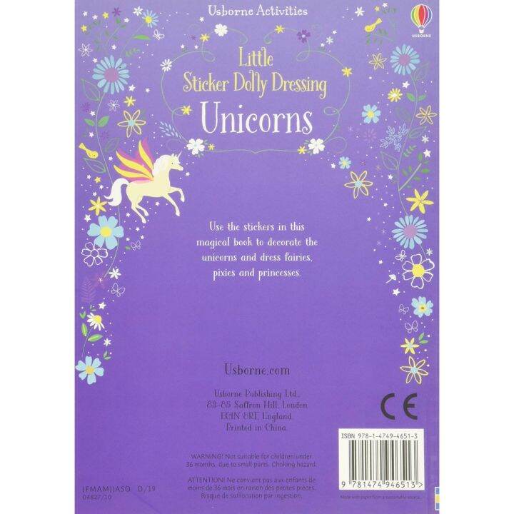 great-price-พร้อมส่ง-little-sticker-dolly-dressing-unicorns-paperback-หนังสือภาษาอังกฤษ-พร้อมส่ง