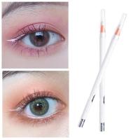 White draw line eyebrow pencil makeup touch-up pen white eyeliner waterproof and sweat-proof eyebrow pencil