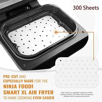 200pcs Disposable Paper Liners for Ninja Ag301 Foodi 5-in-1 Indoor Air Fryer Grill