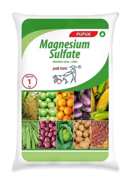 Pupuk MAGNESIUM SULFATE Pak Tani 1KG ORIGINAL KEMASAN PABRIK Lazada Indonesia